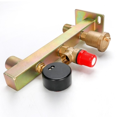 DR-7101 Wholesale Prices Boiler Parts Brass Safety Valve With Manometer