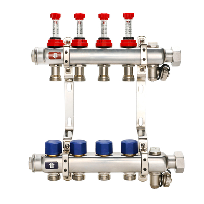 DR-1610 Stainless Steel Underfloor Heating Manifold for HVAC Customization
