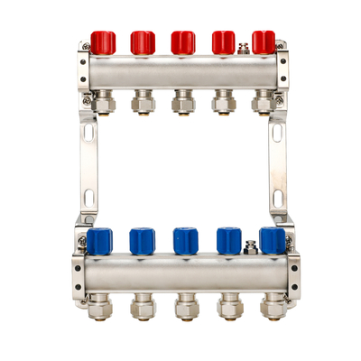 DR-1609 Ss 5 Way Manifold for Underfloor Heating System Online Technical Support Offered