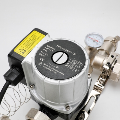 Commercial DR-2104 Thermostatic Hot Water Mixing Underfloor Heating Manifold Pump Pack