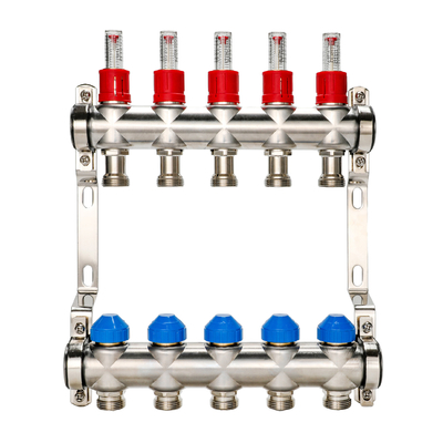 DR-1608 Manifold Fittings for Under Floor Heating System Solution Stainless Steel
