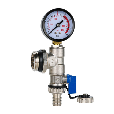 Floor Heating Part Drain Cock Pressure Valves for Modern Underfloor Heating System