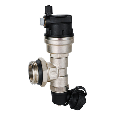 Brass Floor Heating Drain Cock Pressure Valves with Air and Water Drainage Function