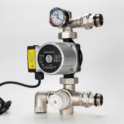 Easy-to-Install Underfloor Heating Manifold Heat Pump System DR-2102 with Mixing Set