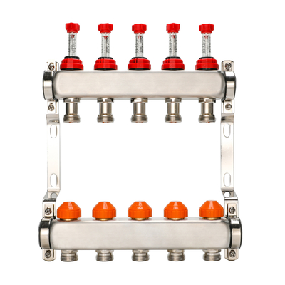DR-1607 Stainless Steel Manifolds for Underfloor Heating and Radiant Heating Systems