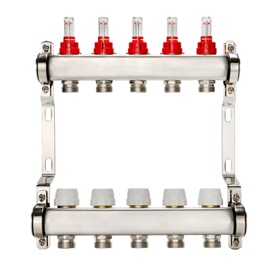 Floor Heating System Made Possible with Stainless Steel Underfloor Heating Manifold