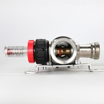 DR-1601 Stainless Steel Manifolds With Flowmeter Modern Floor Heating at Its Finest