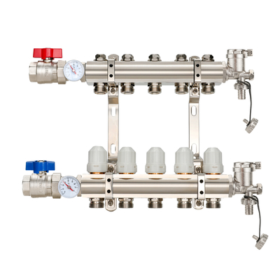 Modern Design Brass Manifolds for Radiant Floor Heating Distribution System DR-1411D