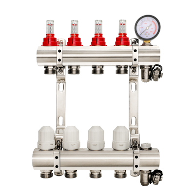 Effortless Temperature Control Floor Heating Controls System with Brass Manifold