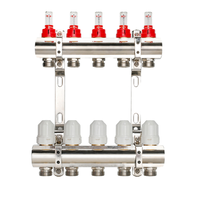 Brass Floor Heating Modern Design Underfloor Heating Water Manifold Water Distributor