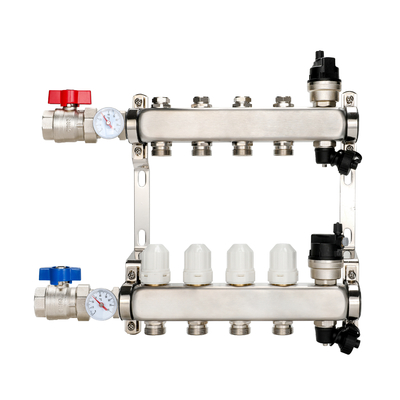 DR-1237 Stainless Steel Manifold Water Collector for Radiant Floor Heating System