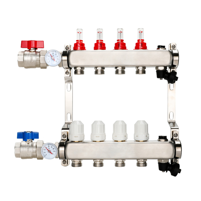 Upgrade to Brass Water Collector Heat Manifold for Superior Underfloor Heating System