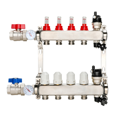 DR-1228 Underfloor Heating Stainless Steel Manifold The Best Choice for Floor System