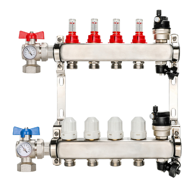 DR-1227 Manifold The Perfect Fit for Modern Stainless Steel Floor Heating Systems