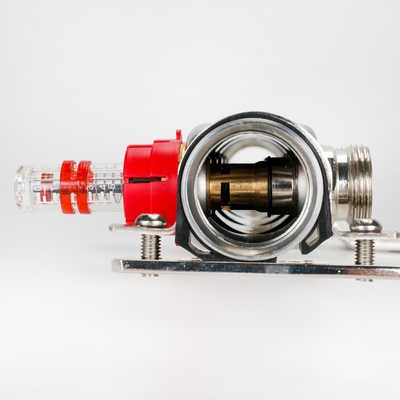 DR-1201 5-Branch SS304 Underfloor Heating Manifold for Hydronic Radiant Heating Materials