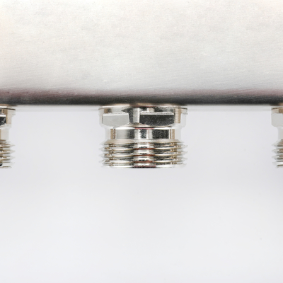 DR-1201 5-Branch SS304 Underfloor Heating Manifold for Hydronic Radiant Heating Materials