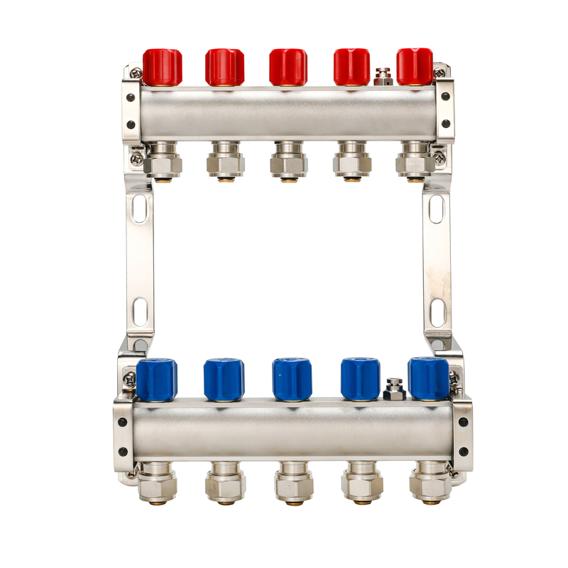 DR-1609 Ss 5 Way Manifold for Underfloor Heating System Online Technical Support Offered