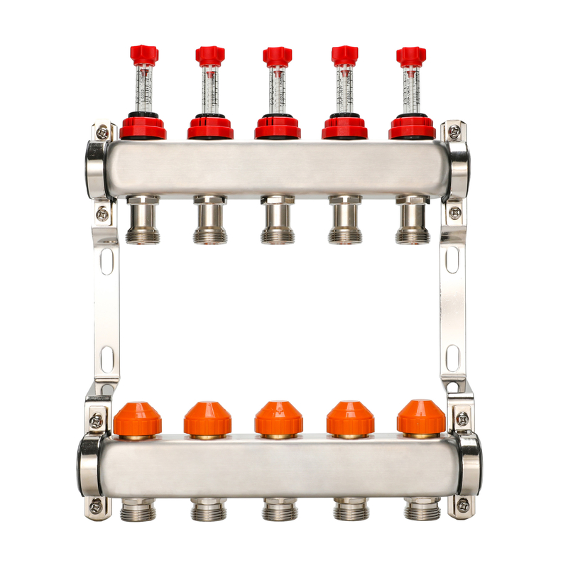 DR-1607 Stainless Steel Manifolds for Underfloor Heating and Radiant Heating Systems