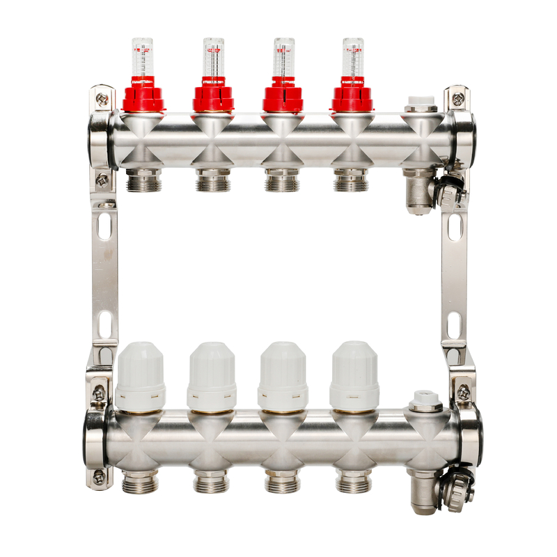 Underfloor Heating Made Easy with DR-1302 Stainless Steel Manifold Pipe Collector