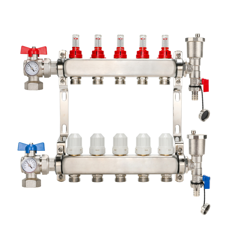 DR-1201D Water Distribution Manifold The Game-Changer for Under Floor Heating Systems