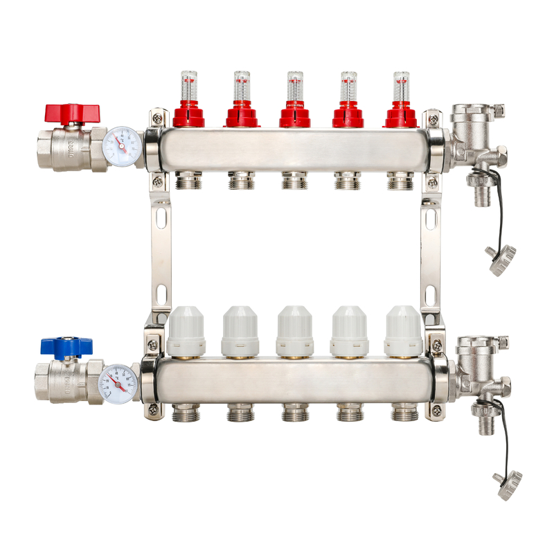 DR-1201A Stainless Steel Ss Manifold Manifolds Perfect for Underfloor Radiant Heating