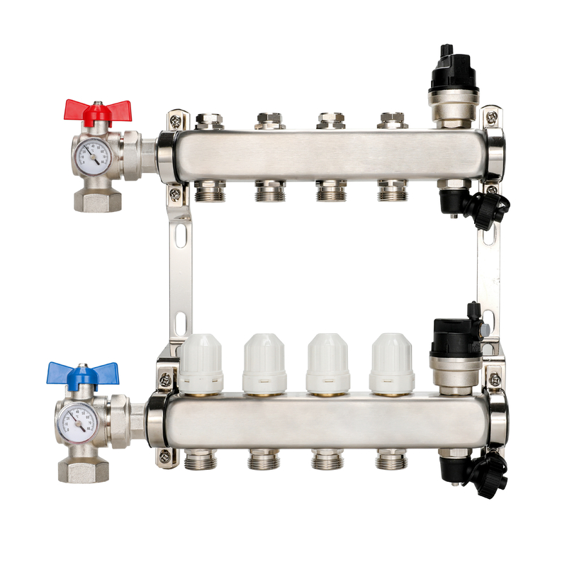 DR-1238 Water Underfloor Heating Manifold System Online Technical Support Included